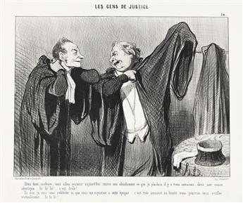 HONORÉ DAUMIER Les Gens de Justice.